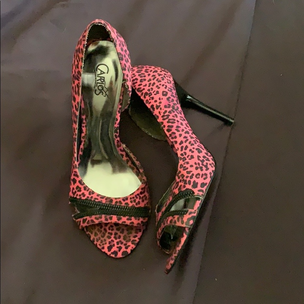 Leopard heels